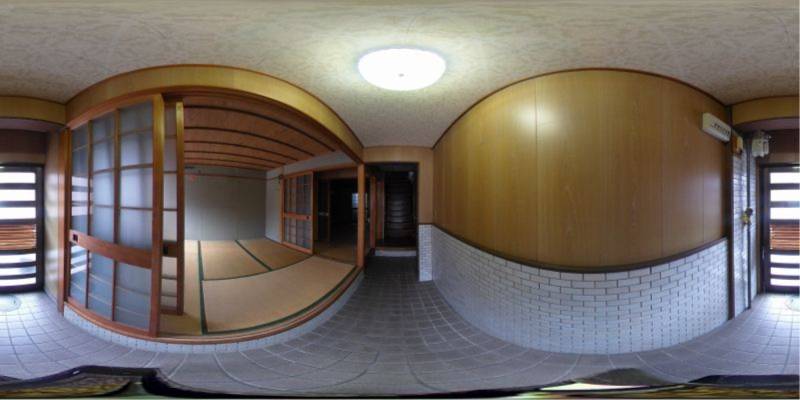 パノラマ画像玄関