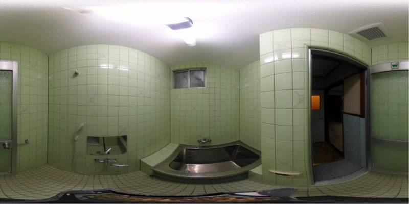 パノラマ画像バスルーム