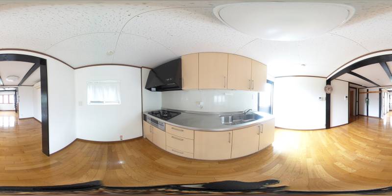 パノラマ画像キッチン