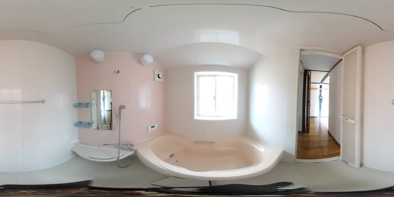 パノラマ画像バスルーム