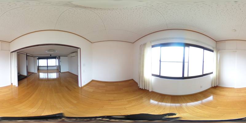 パノラマ画像洋室