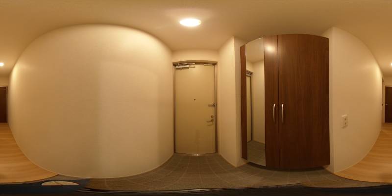 パノラマ画像玄関