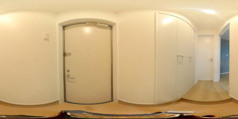 パノラマ画像玄関