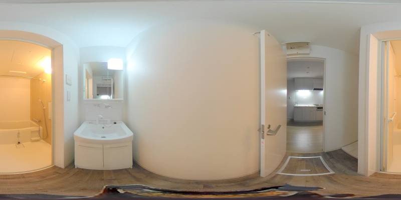 パノラマ画像洗面所