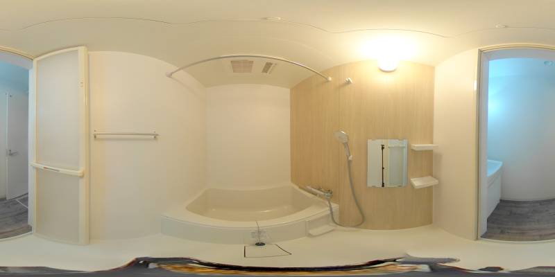 パノラマ画像バスルーム