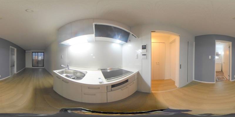 パノラマ画像キッチン