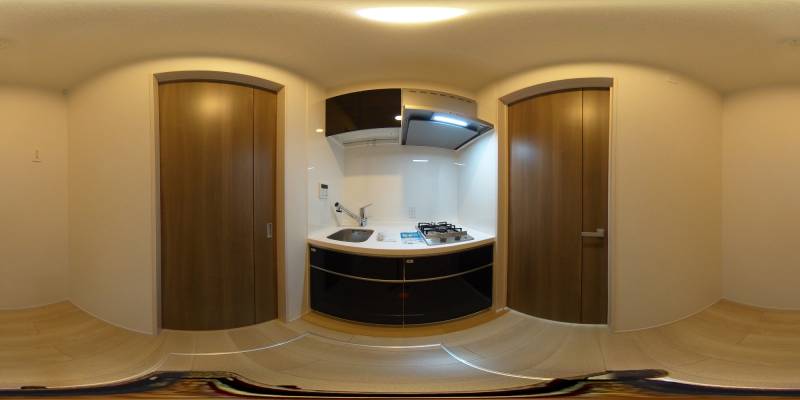 パノラマ画像キッチン