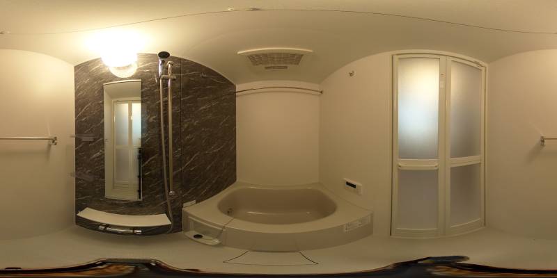 パノラマ画像バスルーム