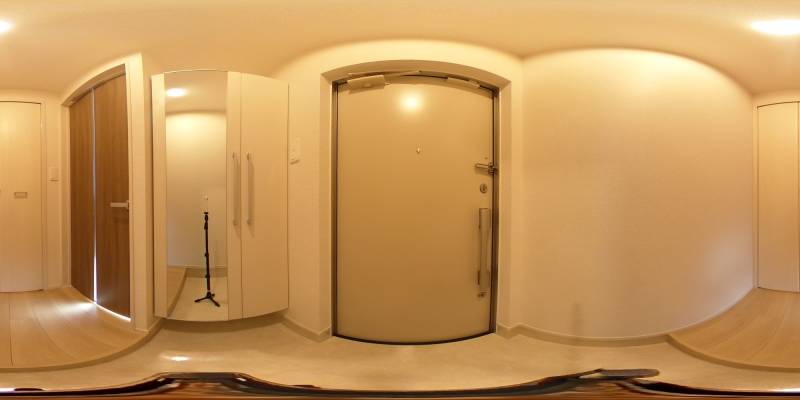 パノラマ画像玄関