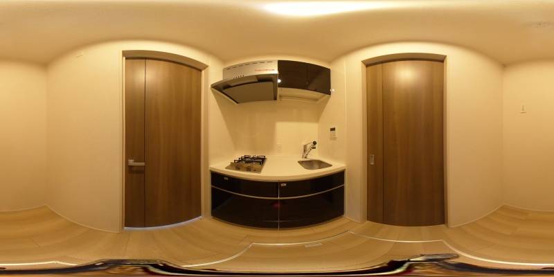 パノラマ画像キッチン