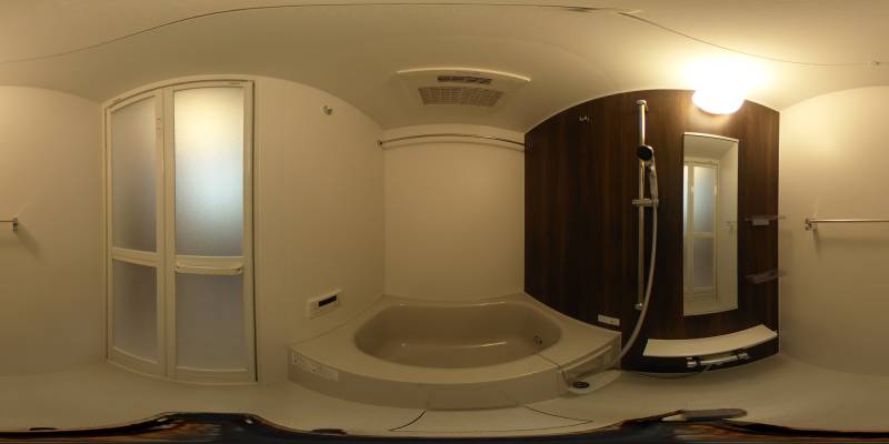 パノラマ画像バスルーム