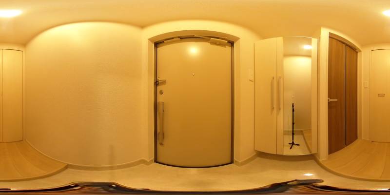 パノラマ画像玄関