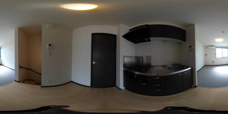 パノラマ画像キッチン
