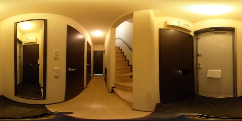 パノラマ画像玄関