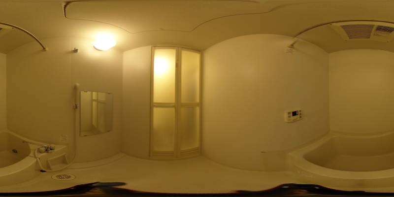 パノラマ画像バスルーム