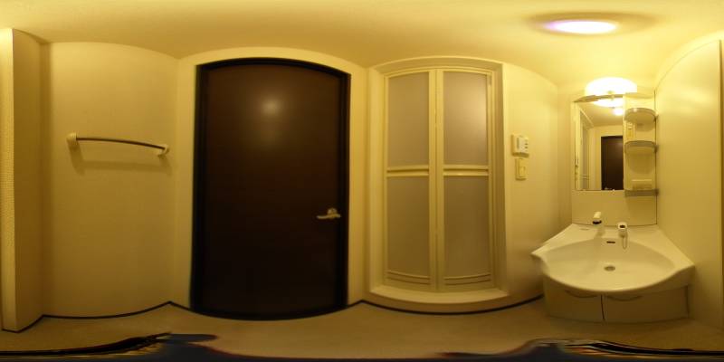 パノラマ画像洗面所