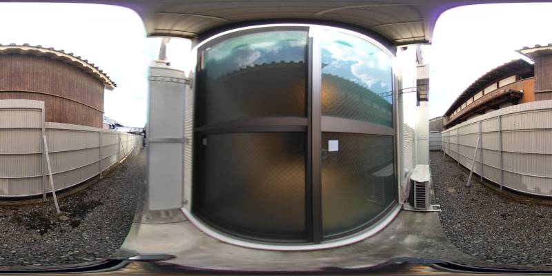 パノラマ画像バルコニー