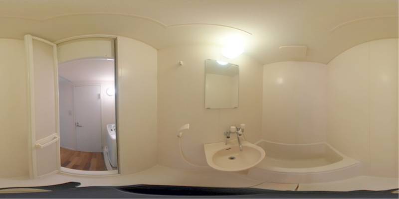 パノラマ画像バスルーム