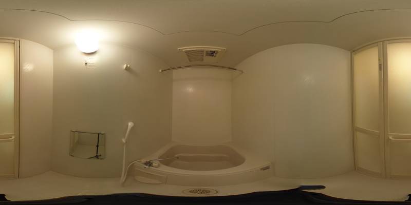 パノラマ画像バスルーム