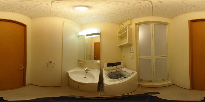 パノラマ画像洗面所