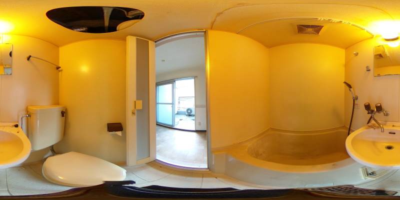 パノラマ画像バスルーム