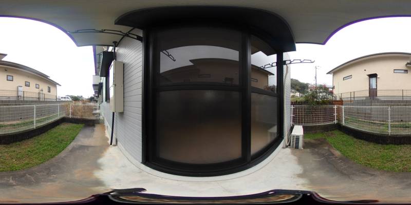 パノラマ画像バルコニー