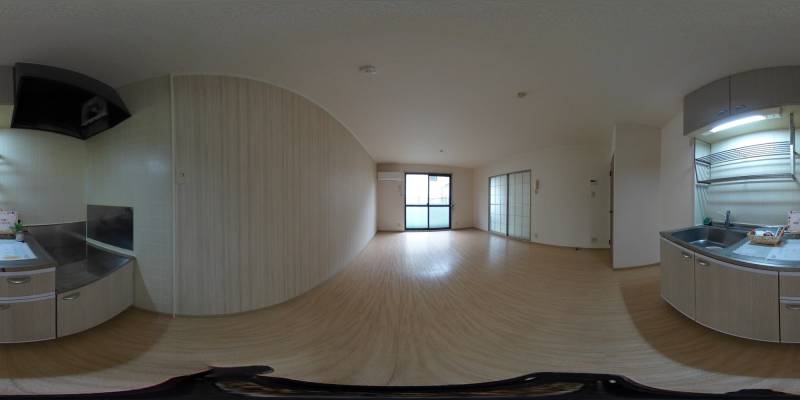 パノラマ画像キッチン