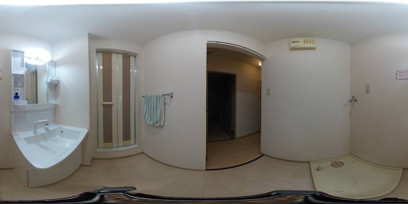 パノラマ画像洗面所