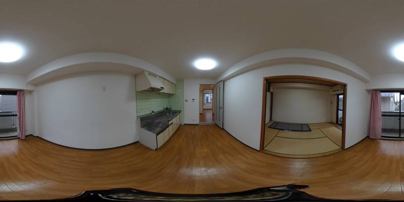 パノラマ画像リビング