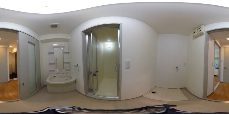 パノラマ画像洗面所