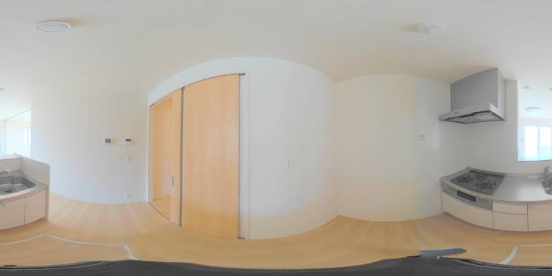 パノラマ画像キッチン