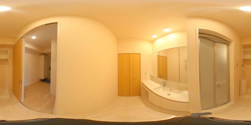 パノラマ画像洗面所