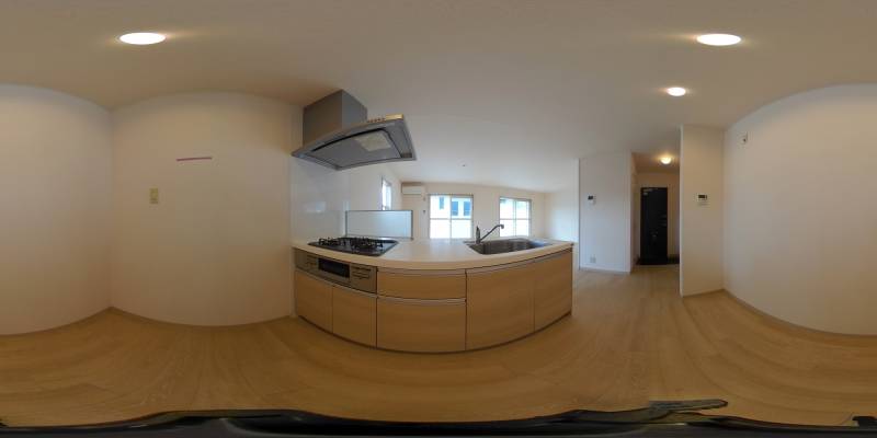 パノラマ画像キッチン