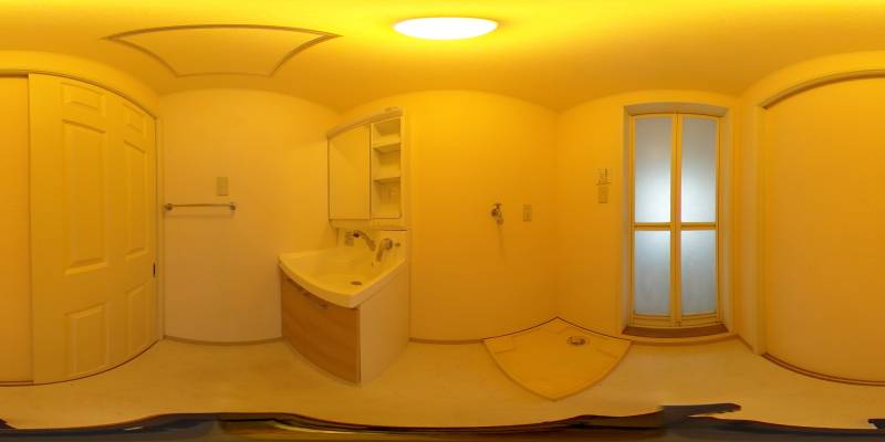 パノラマ画像洗面所