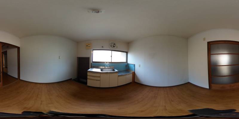 パノラマ画像キッチン