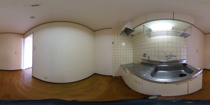 パノラマ画像キッチン