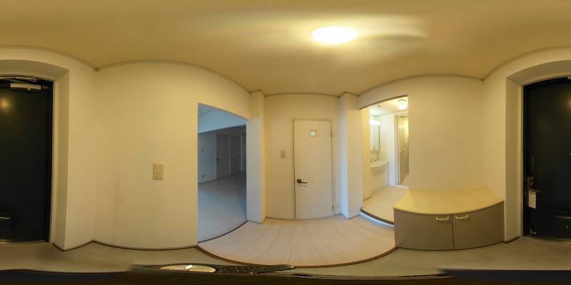 パノラマ画像玄関