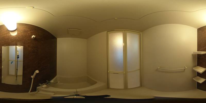 パノラマ画像バスルーム