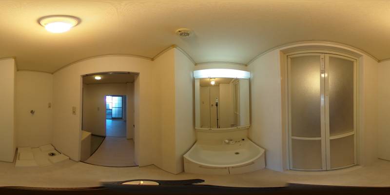 パノラマ画像洗面所