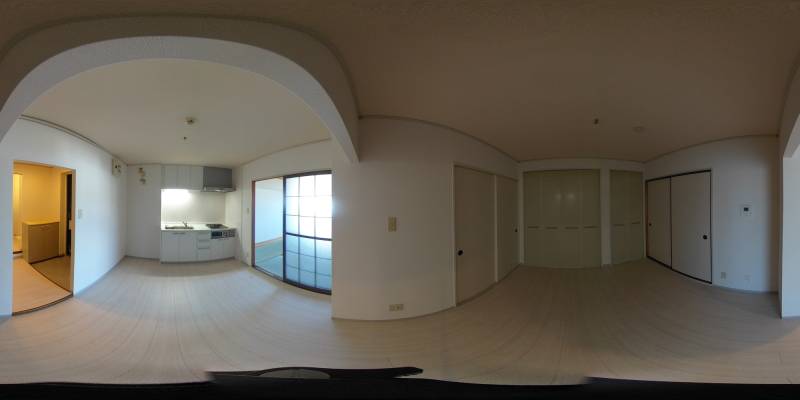 パノラマ画像リビング