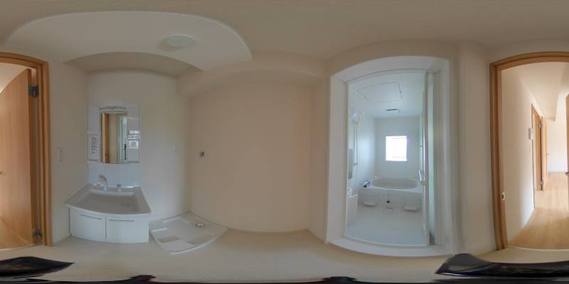 パノラマ画像洗面所