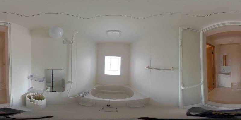 パノラマ画像バスルーム