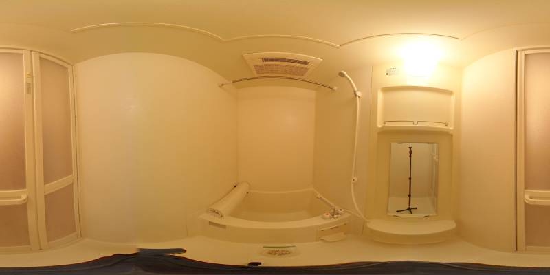 パノラマ画像バスルーム