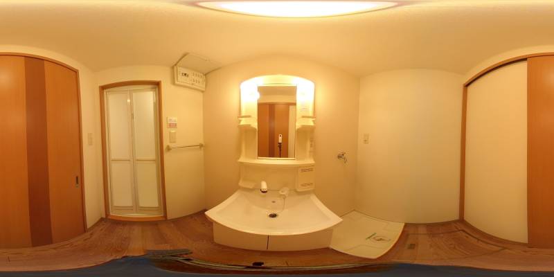 パノラマ画像洗面所