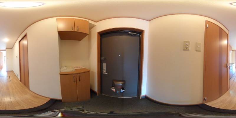 パノラマ画像玄関