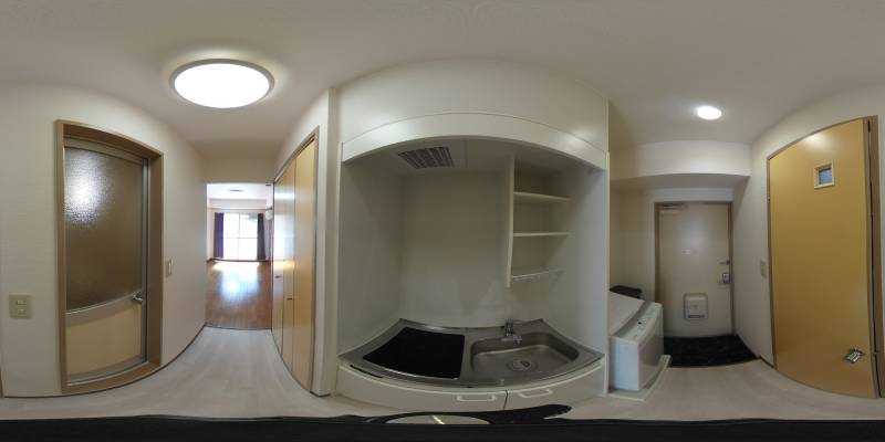 パノラマ画像キッチン