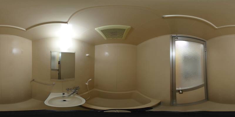 パノラマ画像バスルーム