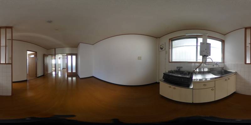 パノラマ画像キッチン