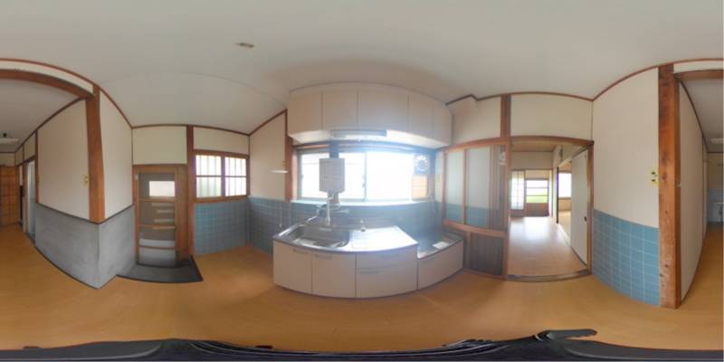 パノラマ画像キッチン