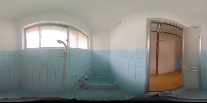 パノラマ画像バスルーム